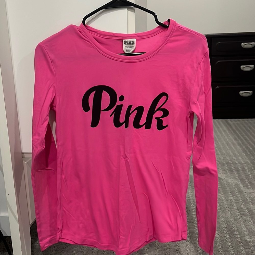 Pink Victoria’s Secret long sleeve shirt